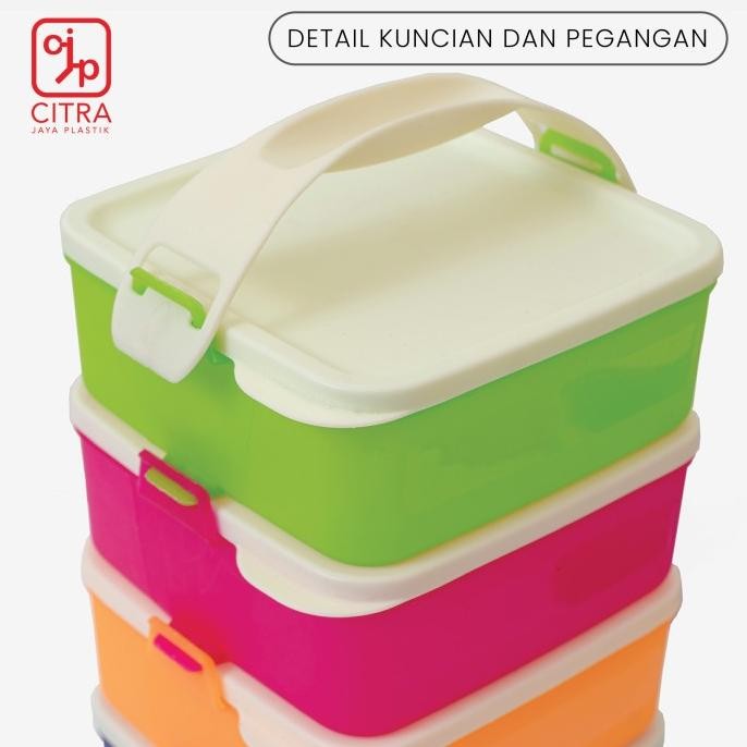 RANTANG PLASTIK SUSUN 4 LOCKING SYSTEM UKURAN JUMBO RANTANG BEKAL