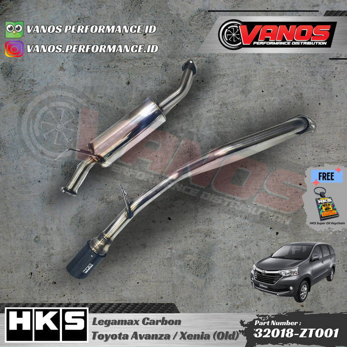 HKS Legamax Exhaust Carbon Tip - Toyota Avanza Xenia ( knalpot )