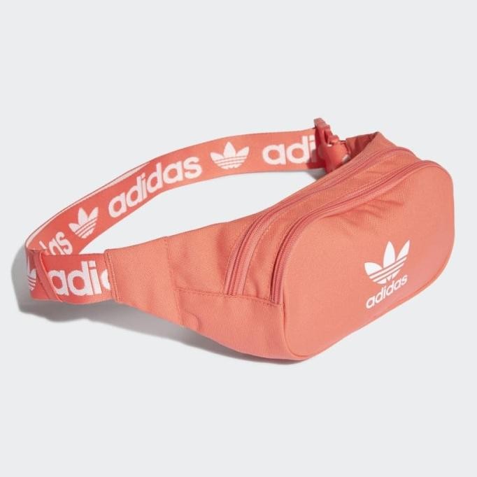 (100% ORIGINAL) ADIDAS ADICOLOR BRANDED WEBBING WAIST BAG SEMI TURBO SHOULDER BAG WAISTBAG SLING BAG