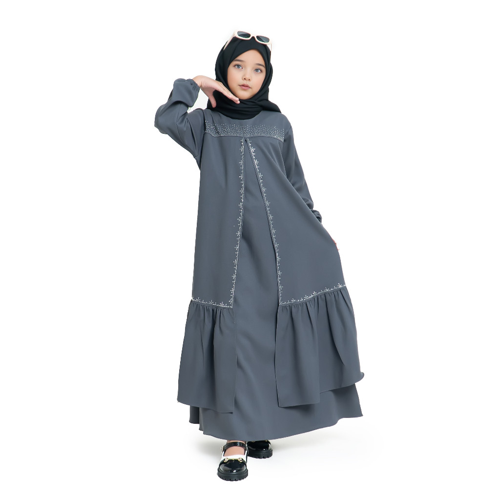 Gamis Anak Gamsis Gaung Remaja Cewek Sragam Tpa Ngaji Gaun Maxydres Tanggung Dreas Jubah Prmpuan Gam