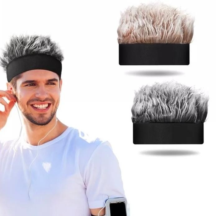 TOPI WIG SIMULASI EROPA WIK RAMBUT PRIA TOPI RAMBUT FASHION