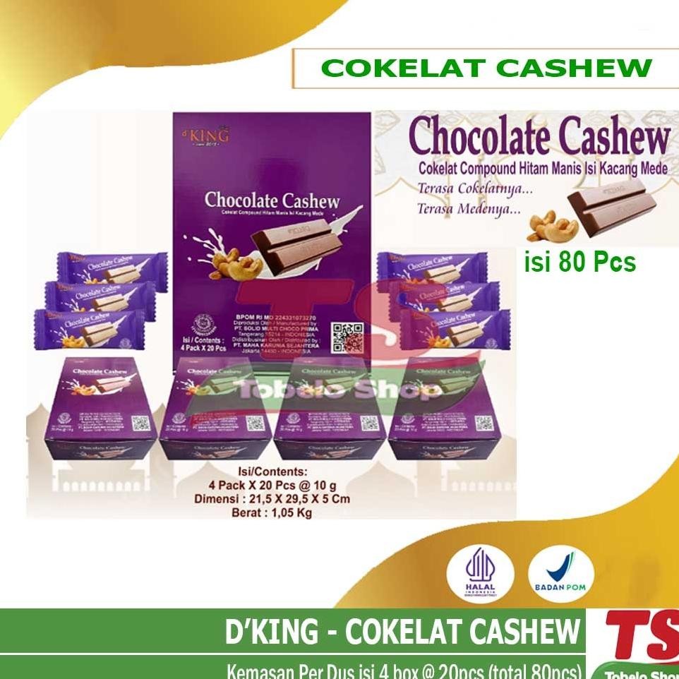 

Dking Cashew (Dus) / Dking Chocolate Cashew Bisco / Chocolate Cashew / D'King Cashew / D'King Chocolate Cashew / Coklat Cashew