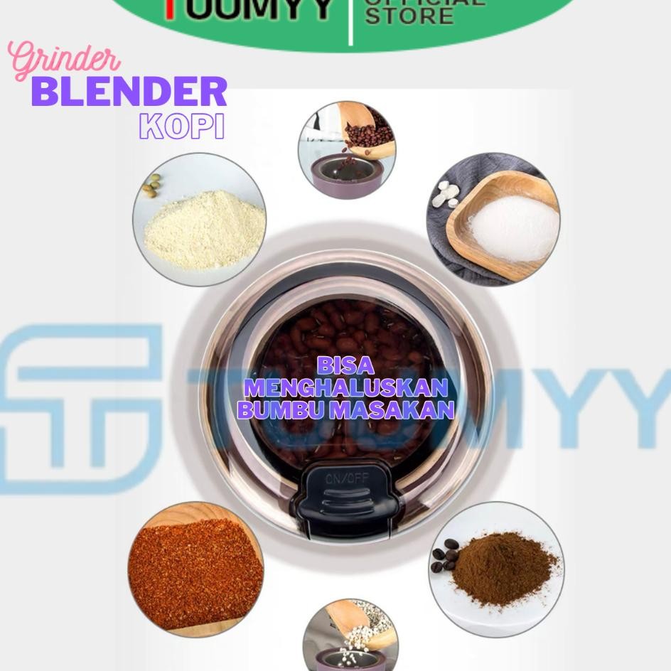 ( Tuumyy ) Chopper Blender Bubuk Giling Portable Tm-W8801