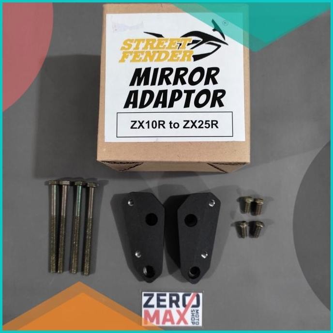 Bracket Breket Mirror Adaptor Spion Street Fender ZX10R ke ZX25R 11OKT