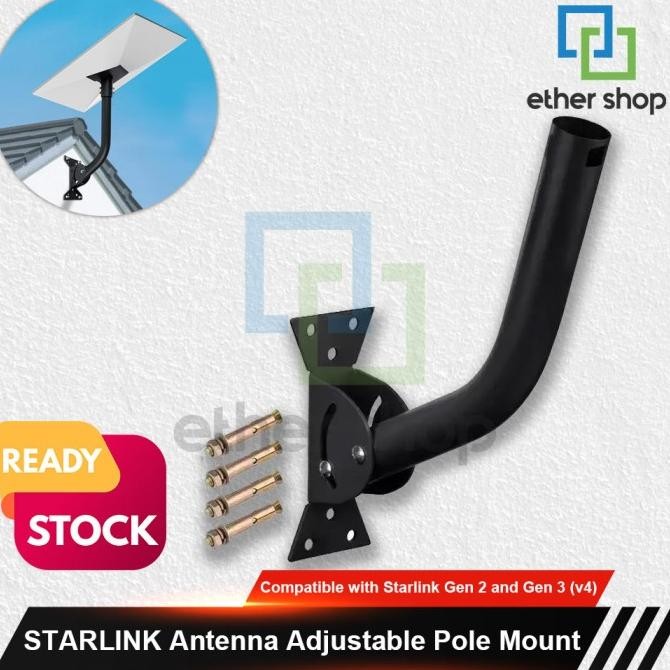 ADJUSTABLE ROOF WALL MOUNTING FOR STARLINK GEN 2 AND GEN 3 1512T