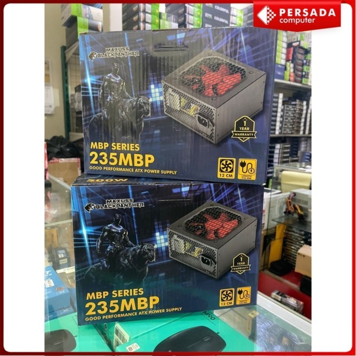 BISA GOSEND PSU MAXUSS BLACK PANTHER 235MBP 500WATT BEST SELLER