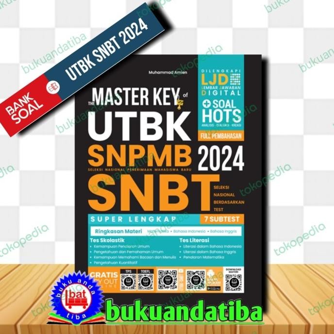 

Sale! BUKU THE MASTER KEY OF UTBK SNPMB SNBT 2024