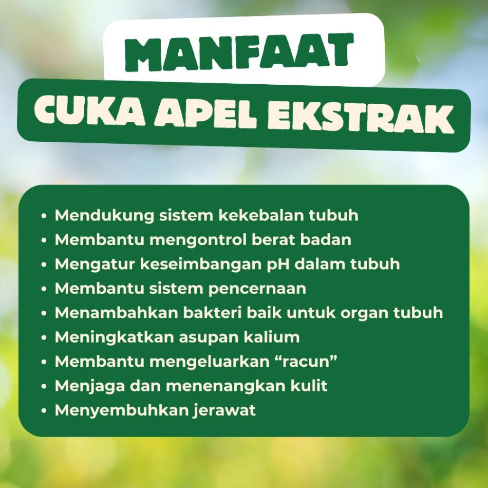 

Cuka Apel Ekstrak Cider Vinegar 250Ml Serambi Botani