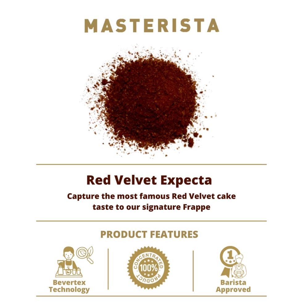 

Bubuk Numan Masterista Red Veet 800Gr / Bubuk Numan Rasa Red Veet / Bubuk Red Veet Frappe