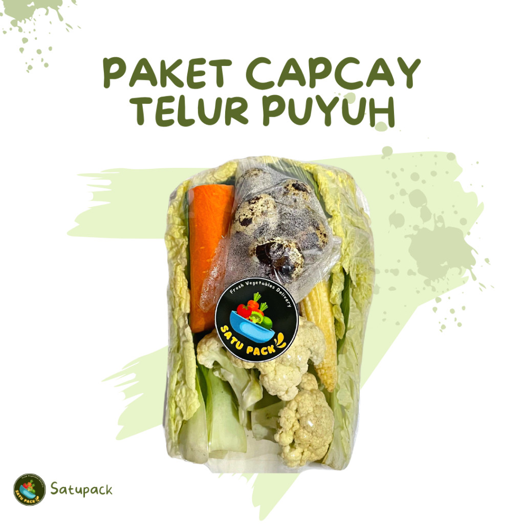 

PAKET CAPCAY SAYUR TELUR PUYUH - PER PACK