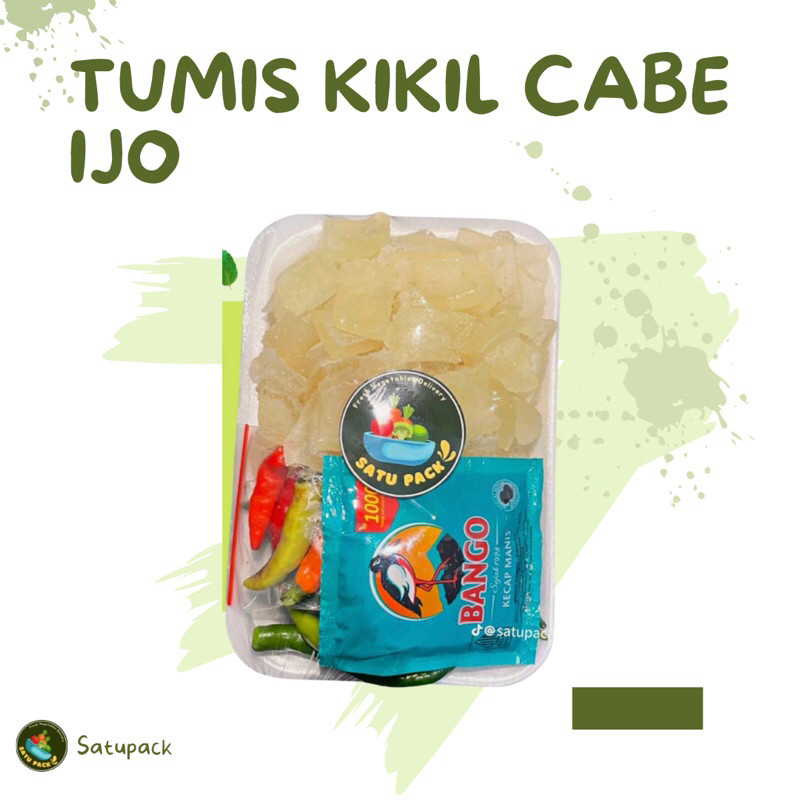

PAKET TUMIS KIKIL CABE HIJAU