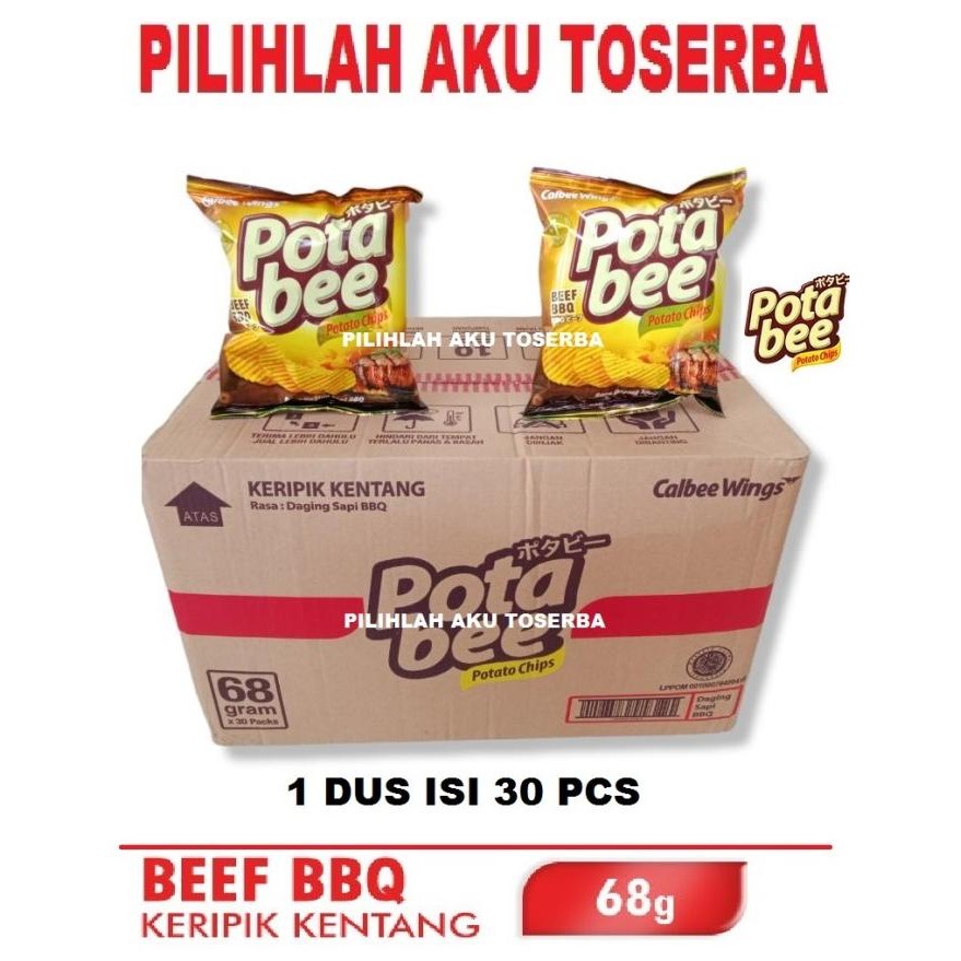 

Potabee Keripik Kentang Beef Bbq 68 Gr - ( Harga 1 Dus Isi 30 Pcs )