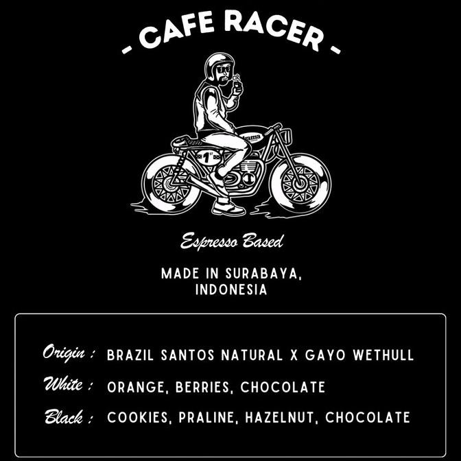 

Cafe Racer Blend Arabica Biji Kopi Espresso Specialty Coffee