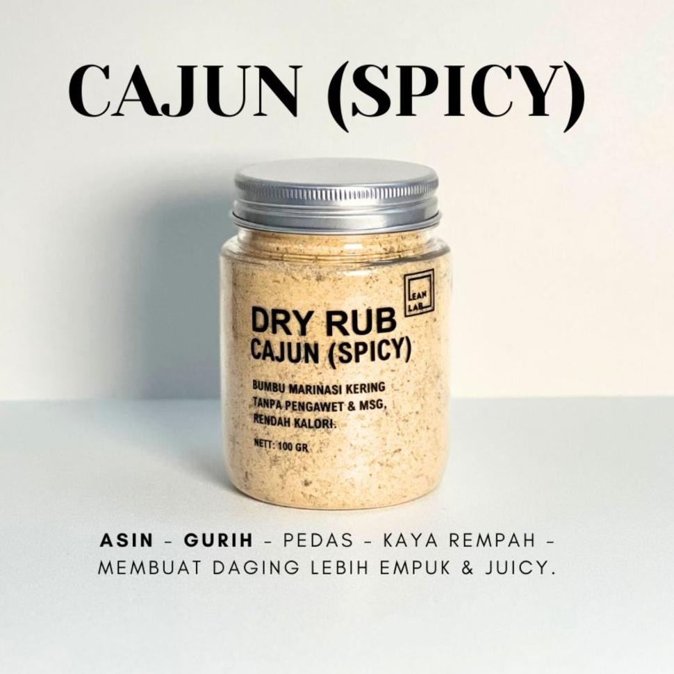 

Bumbu Masak Dry Rub Leanlab Marinasi Rendah Kal 100G X1 (/Cajun/Teriyaki)