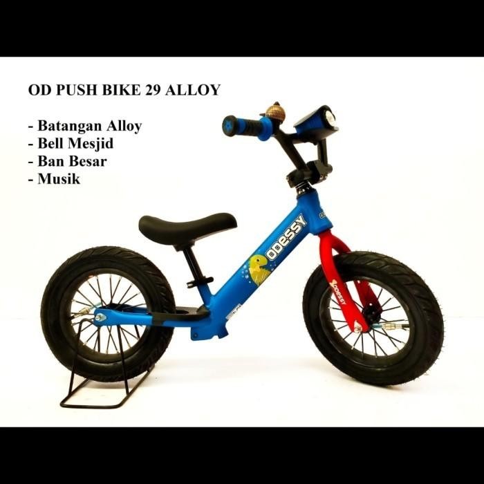 Kargo Pushbike Odessy Alloy+Helm Dan Pelindung Lutut,Siku,Sarungtangan