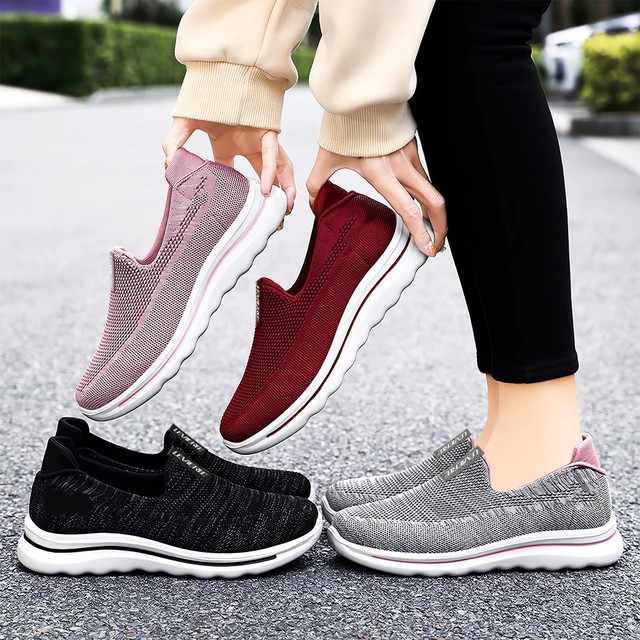 FORCIA Sepatu Slip On Wanita Sepatu Sport Wanita LV0410