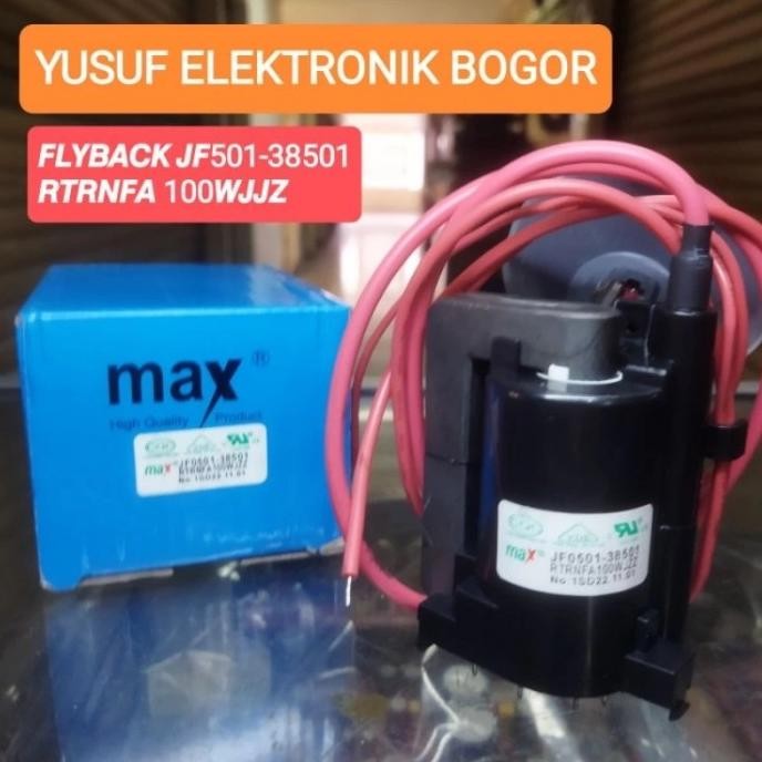 FLYBACK TV TABUNG ORI SHARP 29" FLAT JF0501 38501 FA100WJJZ MAX 1512T