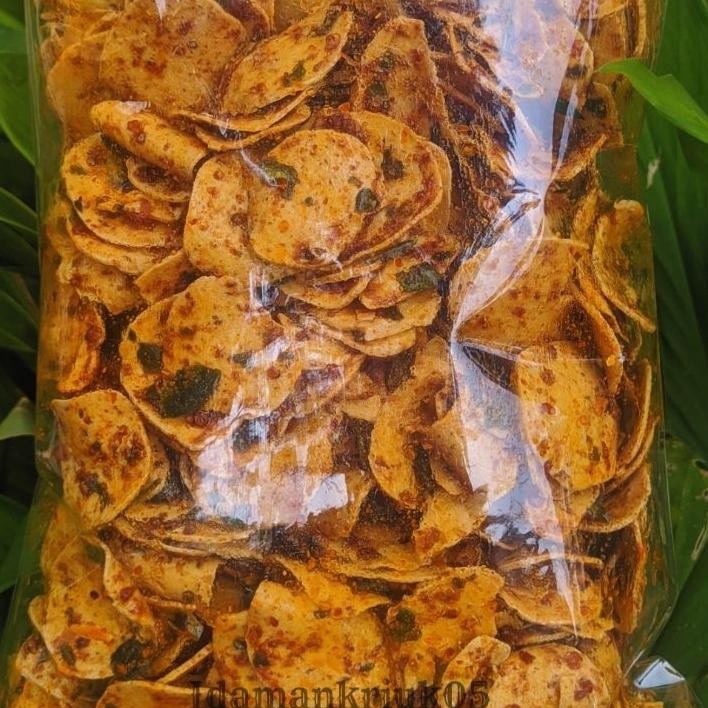 

Basreng Daging Sapi Daun Jeruk 1Kg/Basreng/Daunjerik/Gurih/Mantap