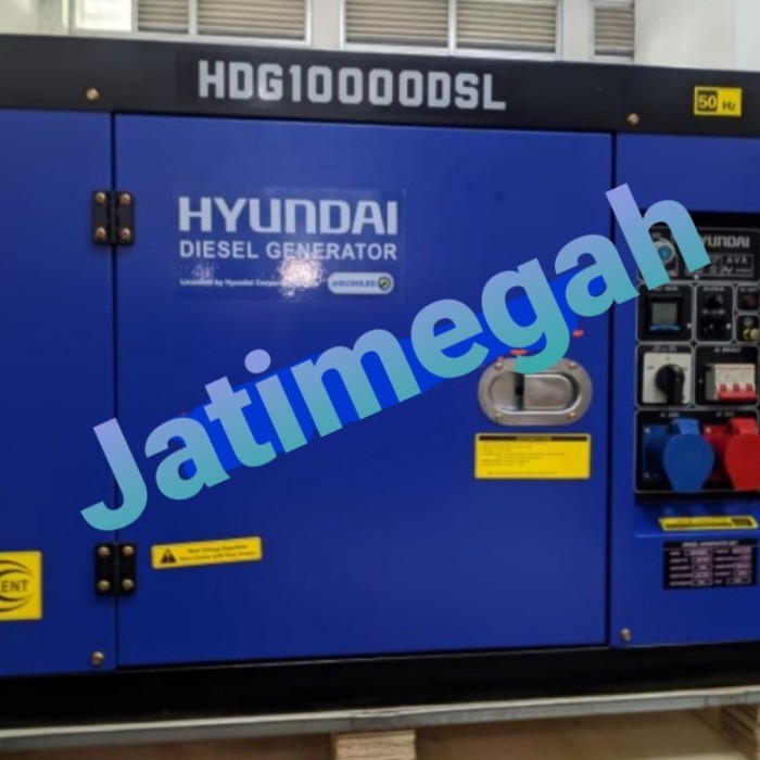 Limited Genset Silent 10Kva Hyundai Full Tembaga Termurah