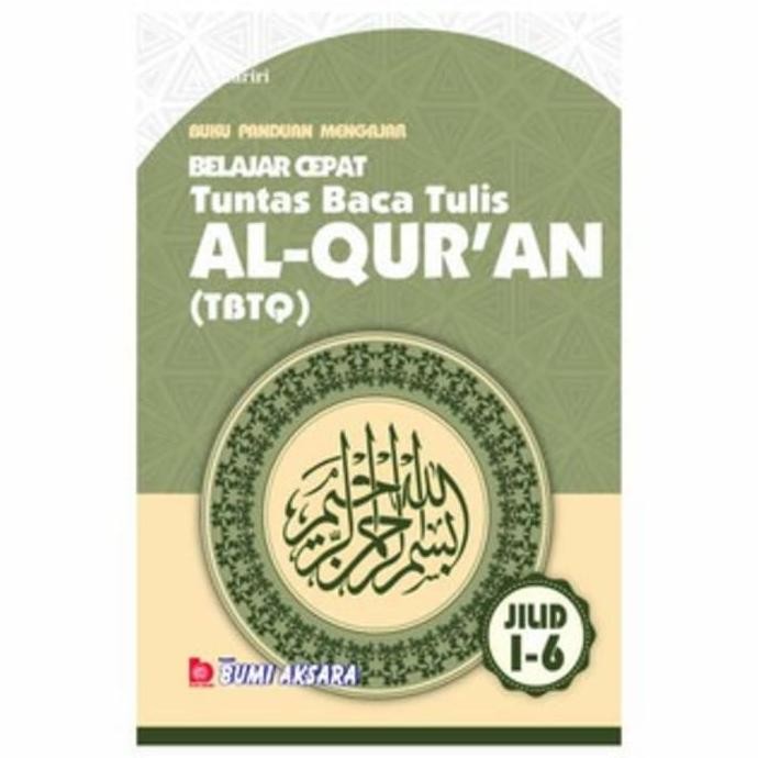 Original Buku Panduan Mengajar Belajar Cepat TBTQ Jilid 1 6 Guru