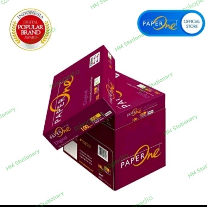 

(DUS) Kertas A3 100Gr Paperone Isi 4 rim / Kertas HVS A3 100Gr Paperone