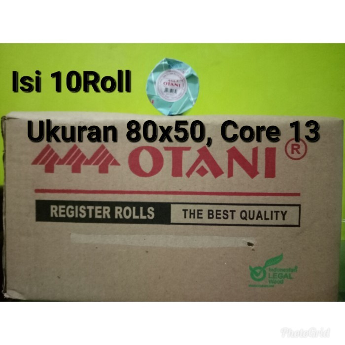 

Kertas Thermal 80x50 Core 13 Perdus Merk Otani