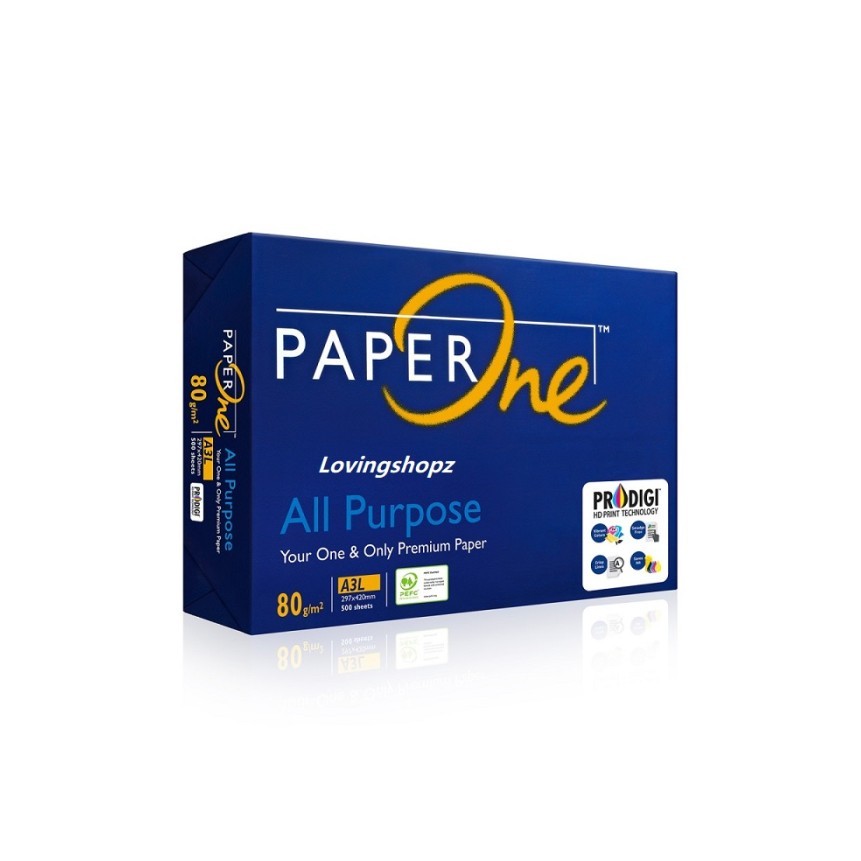 

Paper One A3 80 gram per rim