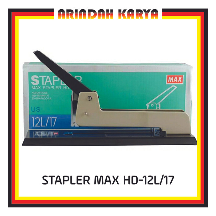 

Stapler Max HD-12L/17 [ Stapler Jilid Kapasitas 30 - 160 Lembar