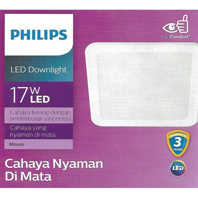 Sale Philips Downlight Led Meson Square 17W Kotak 17 Watt