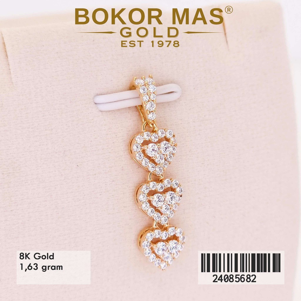 BokorMAs Gold Liontin Love Susun Emas Asli Kadar 8K 24085682
