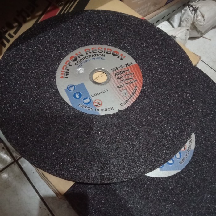 batu potong gerinda duduk 14"inch nipon resibon