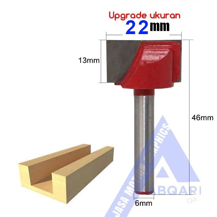 straight bit / mata profil lurus / mata profil jalur