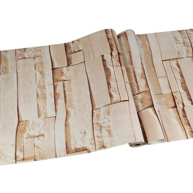 Terlaris Wallpaper Stiker Dinding Walpaper Pvc Motif Bata 137