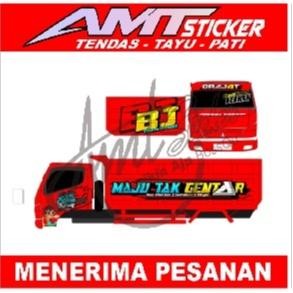 [Terlaris] Stiker Decal Full Body Canter Stiker Tulisan Truk Stiker Decal Stiker Truk Stiker