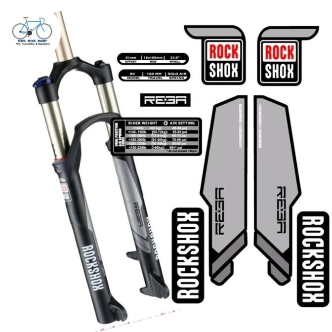 Terlaris Decal Stiker Fork Rockshox Sepeda Mtb