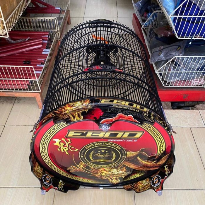 SANGKAR KANDANG MURAI EBOD DECAL PVC DRAGON NO 2