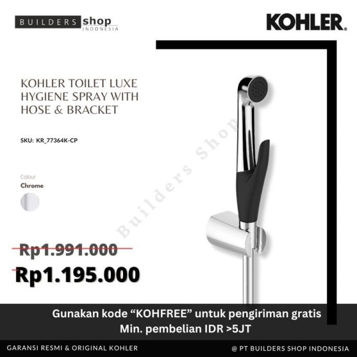 KOHLER - Luxe Hygiene Spray Toilet