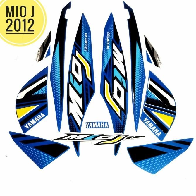 Terlaris Striping Yamaha Mio J 2012 Original Stiker Striping Mio J 2012 Ori