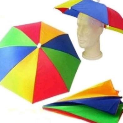 Payung Kepala Umbrella Head Topi Payung Mancing