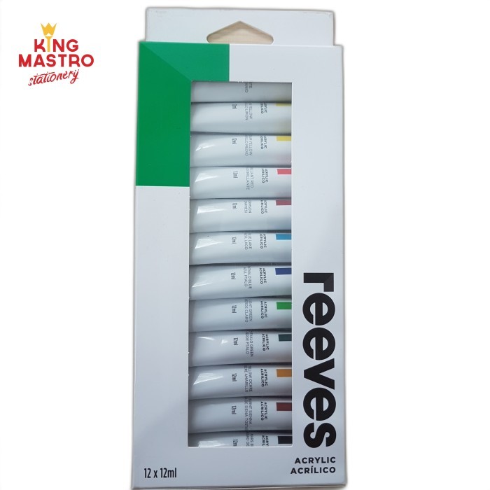 

TERBARU Reeves Acrylic Colour Set 12c 12ml