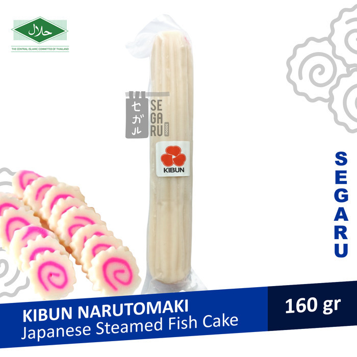 

Kibun Narutomaki Fish Cake Jepang Halal Topping Ramen Udon 160 Gr