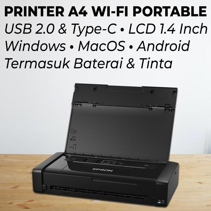 Portable Printer Epson Wifi Wireless Portable A4 Printer Epson Murah Wangnining