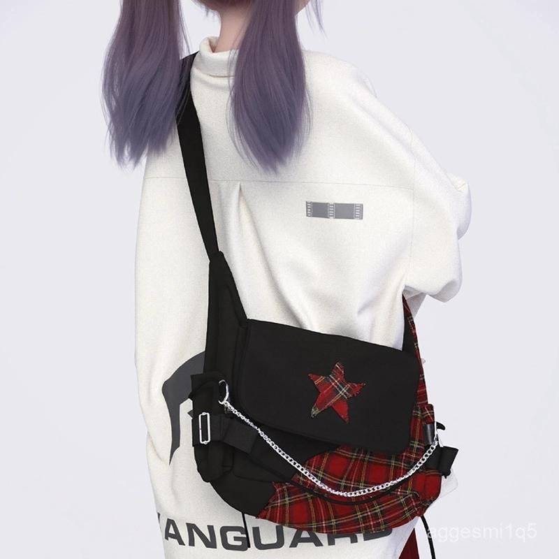 Vintage messenger bag Pria dan Wanita korean style/Tas Selempang Aesthetic Messenger Bag | Fairycore