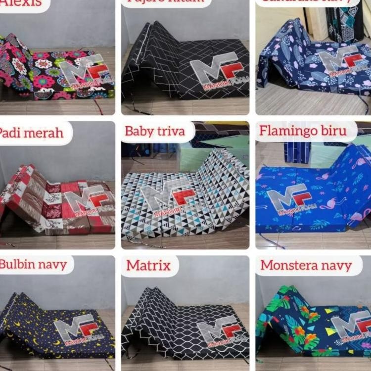 Sarung Kasur Lipat 3 Resleting Inoac Hanya Sarung Nya Saja Tidak Beserta Busa