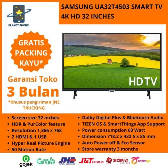 Baru  SAMSUNG UA-32T4503 SMART DIGITAL TV 4K HD 32 INCH Premium