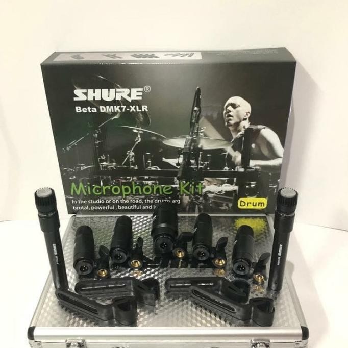 mic drum set terbaik MIC DRUM SHURE BETA DMK 7 KIT BIN