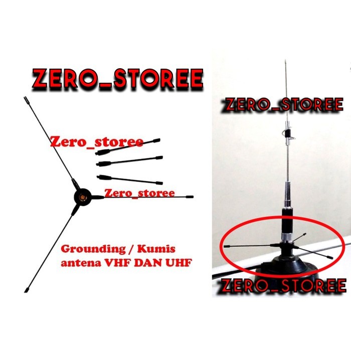 GROUND PLANE ANTENA HT Penambah jarak radio ht rig kumis antena radio