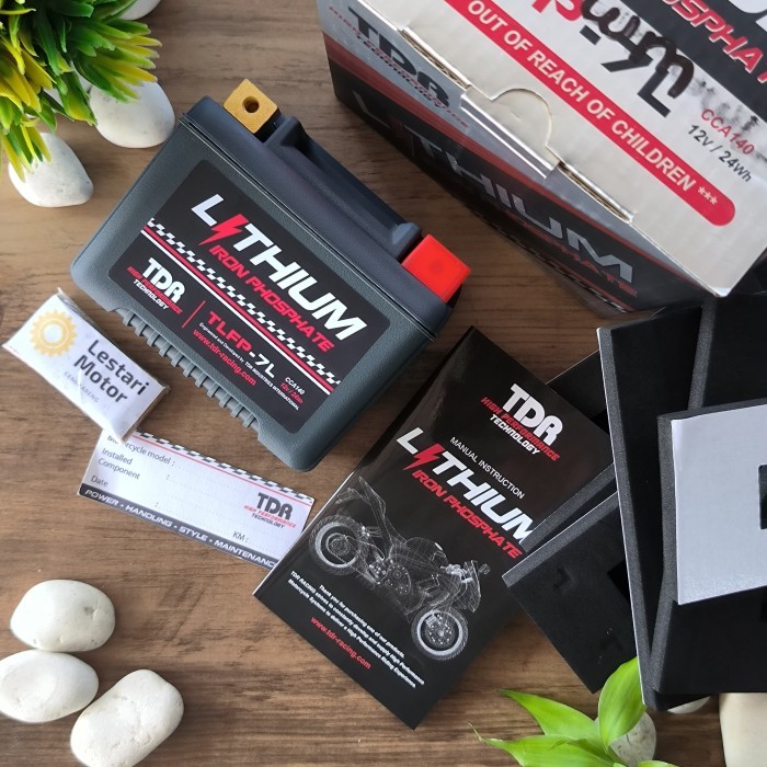 Ready AKI MOTOR TDR LITHIUM IRON PHOSPHATE 12V TLFP -7L ORIGINAL TDR