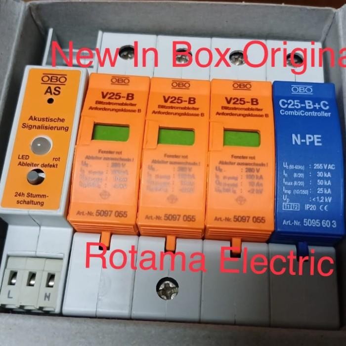 Combination Arrester Obo V25 B 3Pole+Npe As Arester Obo V25 B-3 Npe As