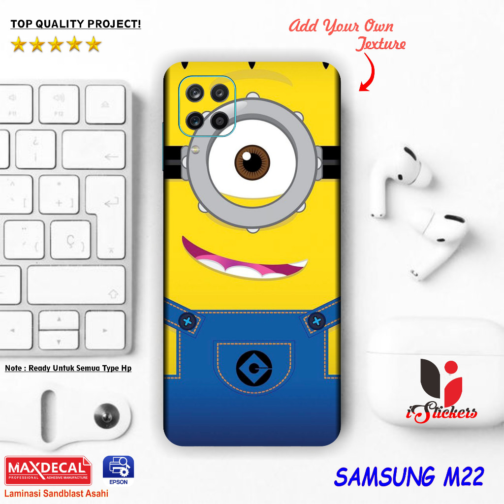 

*Fullbody* Stiker Samsung M22 Bonus 1 Yang Anda Cek Dulu Garskin Case/Stiker Premium Custom COD